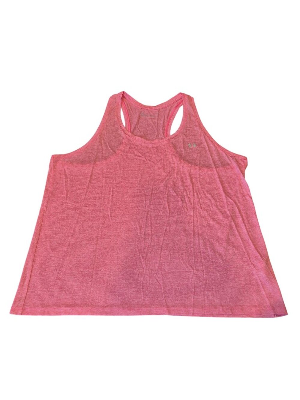 Under Armour Tank Top Pink Racerback Womens Plus 2X Gym Outdoors Workout